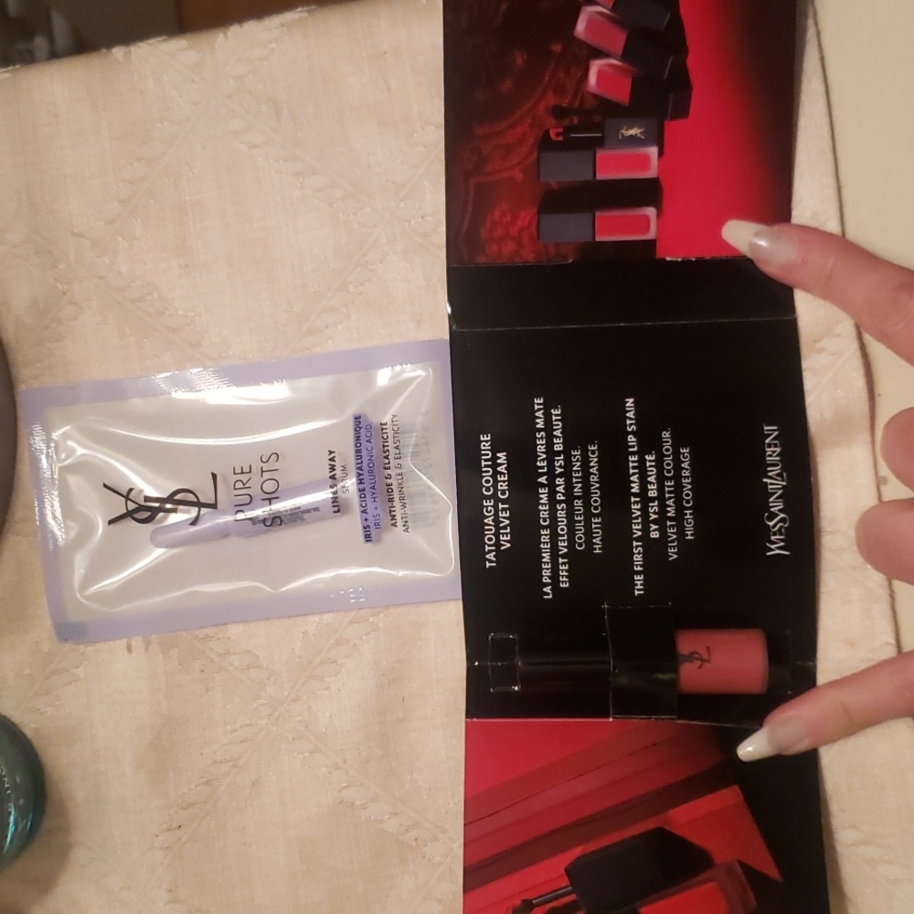 YSL deluxe travel size tatouage couture velvet cream
